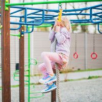 Канати дитячі підвісні для шведської стінки