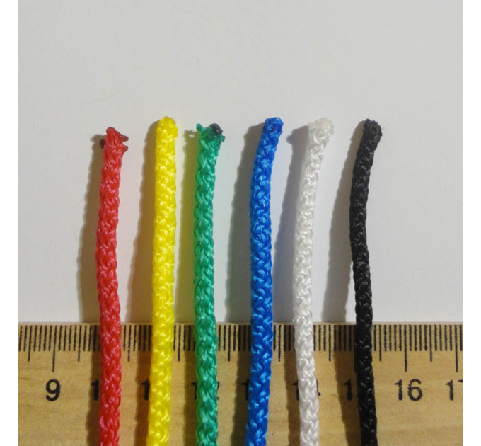 Сітка баскетбольна «China. Model 1» (скорочена) біло-зелено-синя