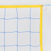 Сітка волейбольна «China model norma 1» з тросом жовто-синя