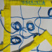 Сітка для волейболу «ЕЛІТ 15 НОРМА» з тросом синьо-жовта