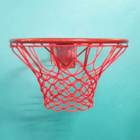 Баскетбольна сітка без вузлова «ЕВРО ЕЛІТ», шнур діаметром 5 мм. (стандартна) червона