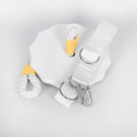 Качеля дитяча з дерева тарзанка спортивна підвісна «ЕЛІТ» біла