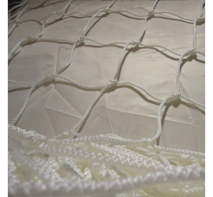 Сітка міні-футболу, футзалу «ЕКСКЛЮЗИВ 1.1 Класика» біла (комплект з 2 шт.)