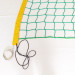 Сітка волейбольна без-вузлова «Євро» з тросом сітка для волейболу зелено-жовта